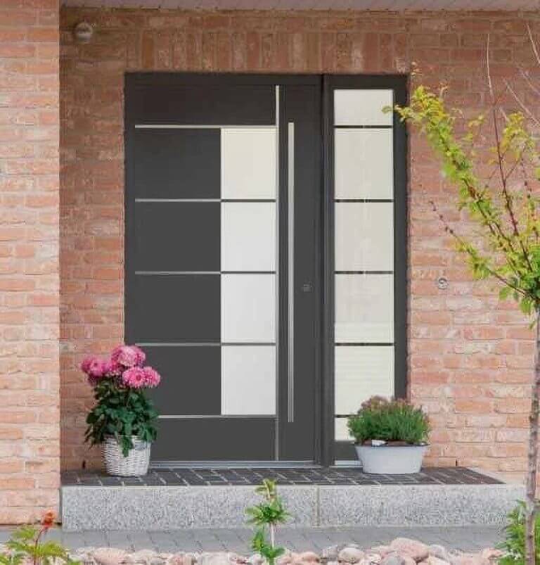 porte d'entrée à poser soi-même diy en moselle-est